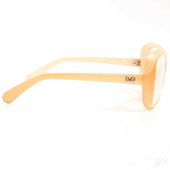 SALE ! ๐๐ Pristine Dolce & Gabbana Champagne Pearlescent Large Glasses / Frames - Picture 6 of 6
